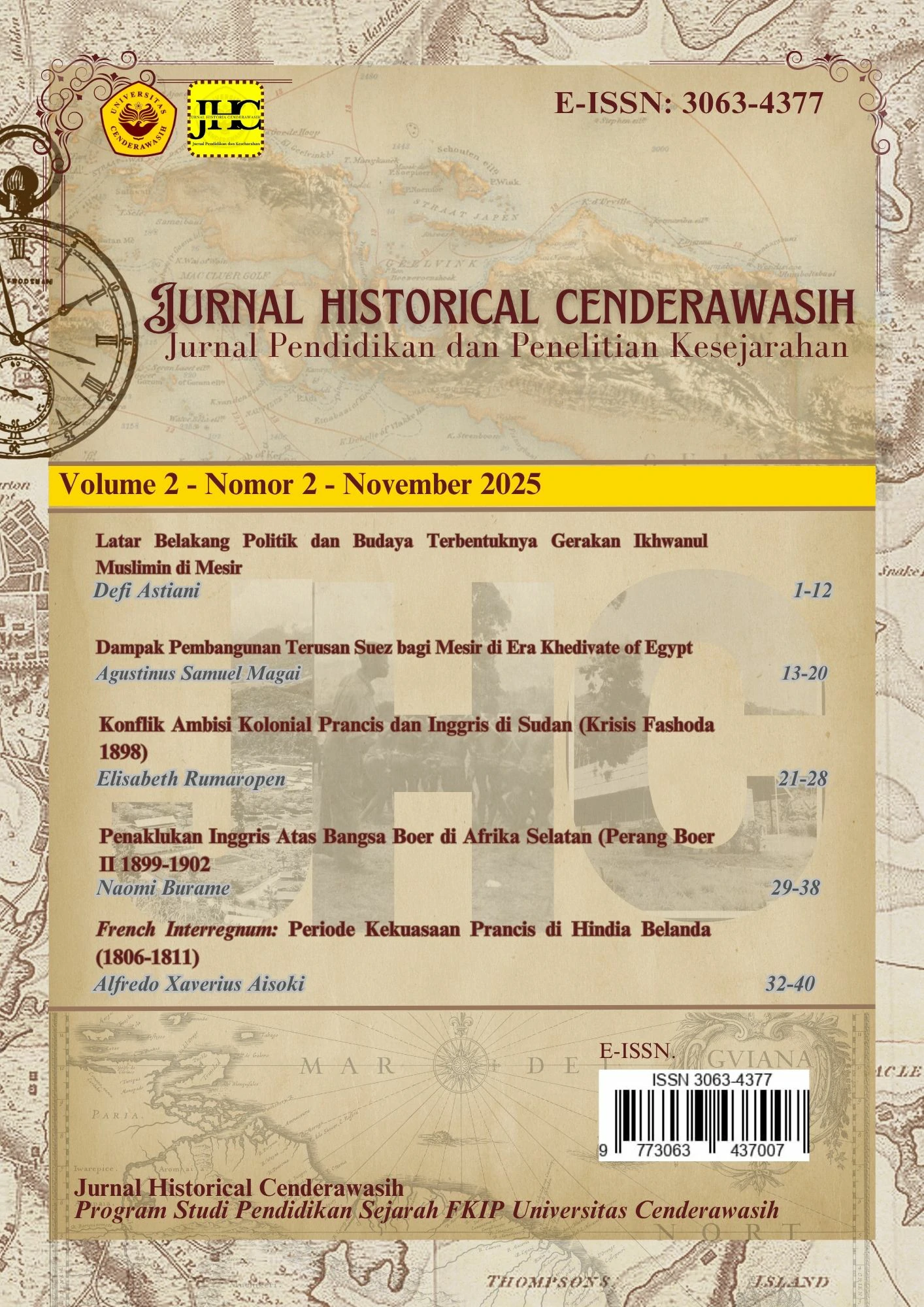 Jurnal Historical Cenderawasih vol.1 no.2